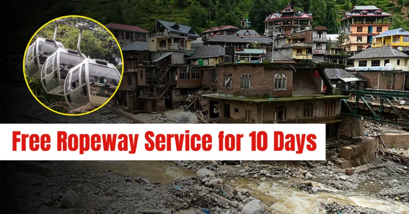 Flood-Hit Seraj cut off from Mandi, Free Ropeway Service for 10 Days: Deputy CM Agnihotri