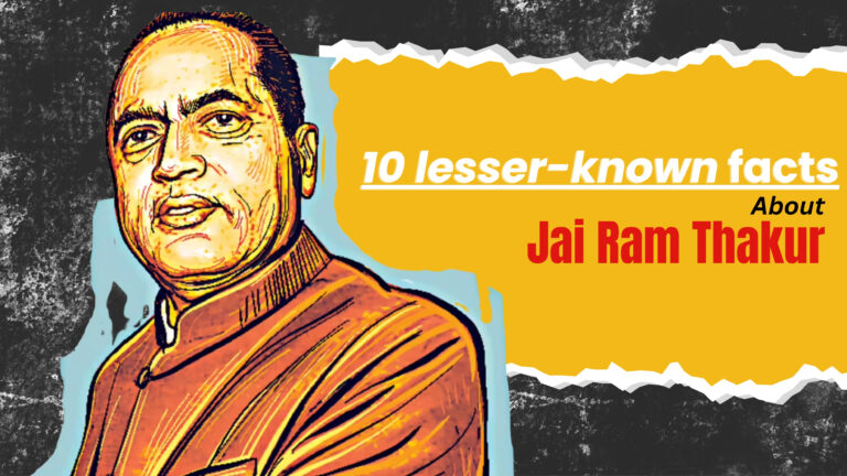10 lesser-known facts about former CM Jai Ram Thakur on his birthday