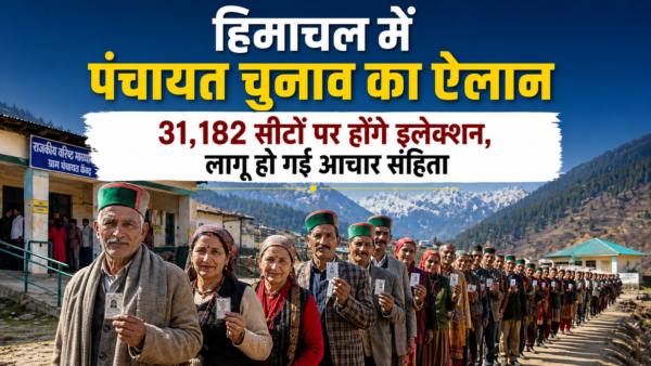 Himachal panchayat elections announced; polling on may 26 and 28